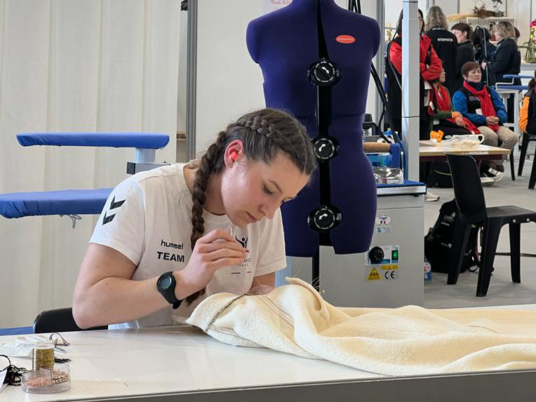 Cloé Lemaréchal won gold in the skill of Fashion Technology at the 10th International Abilympics Competition in Metz, France 23 to 25 March 2023.
