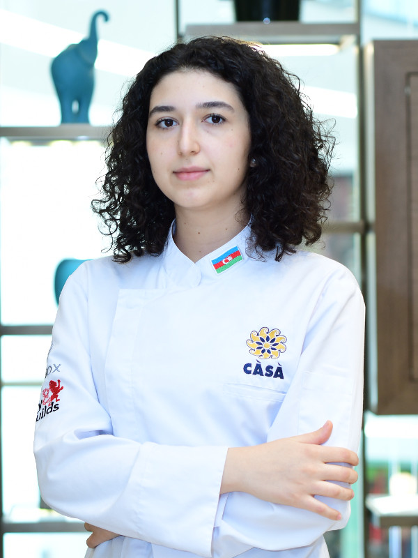 Leyla Valiyeva, the first Azerbaijani woman to compete in Cooking and the new WorldSkills Champions Trust representative for MENA