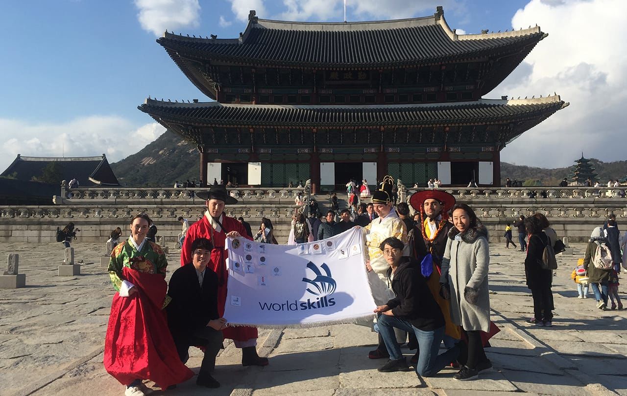 Flag Relay Reaches Seoul Korea