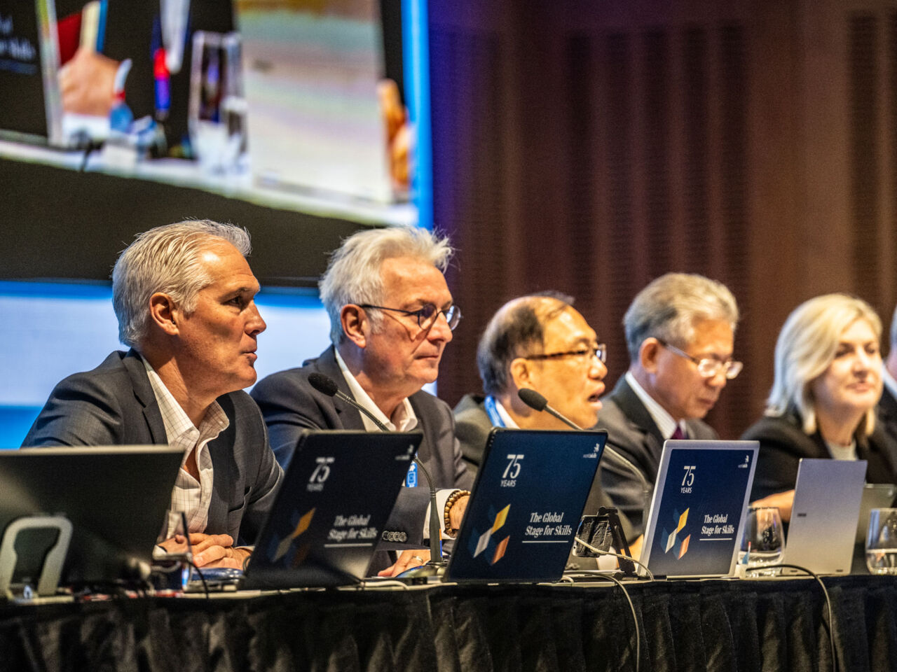 Board members at WorldSkills General Assembly 2025.
