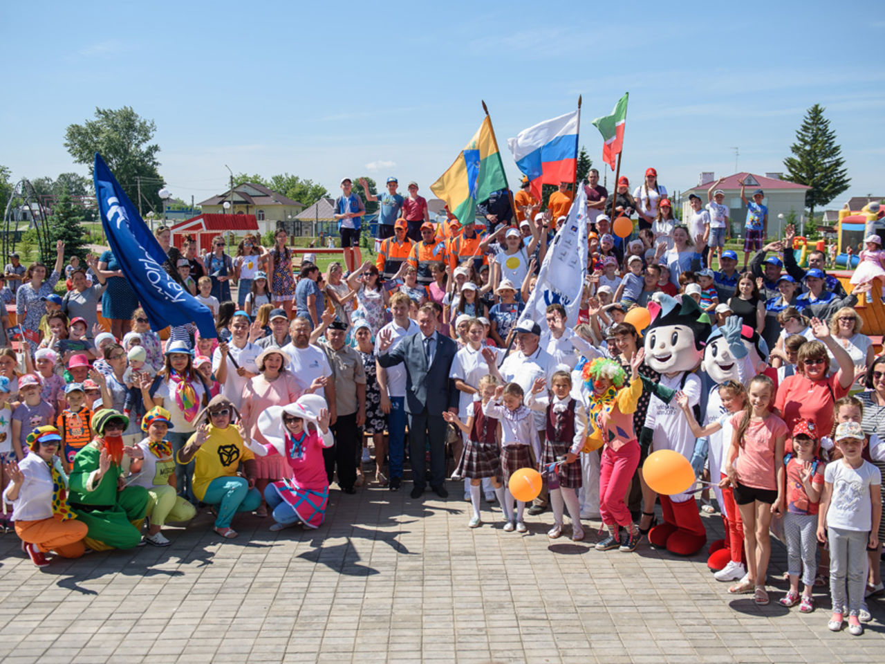 WorldSkills Flag on its way to the Opening Ceremonies