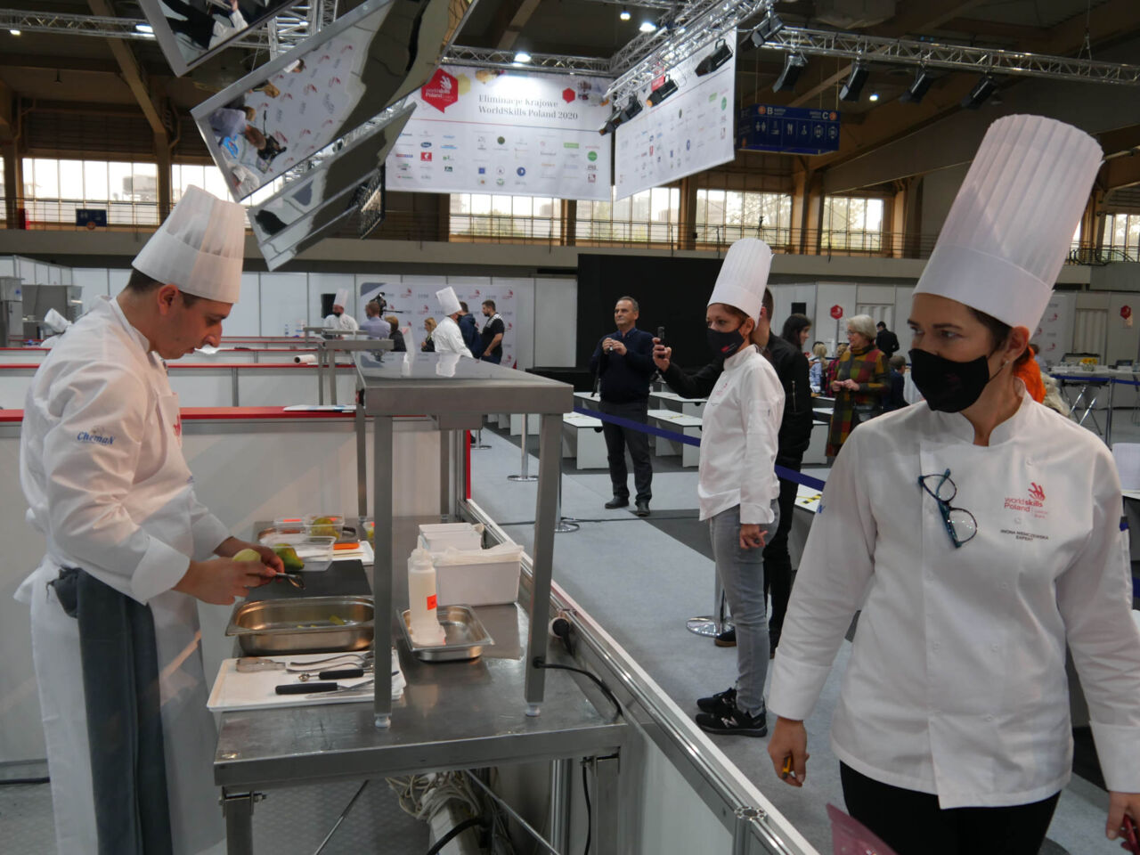 Chefs at the national competition in Poznań in 2020.
