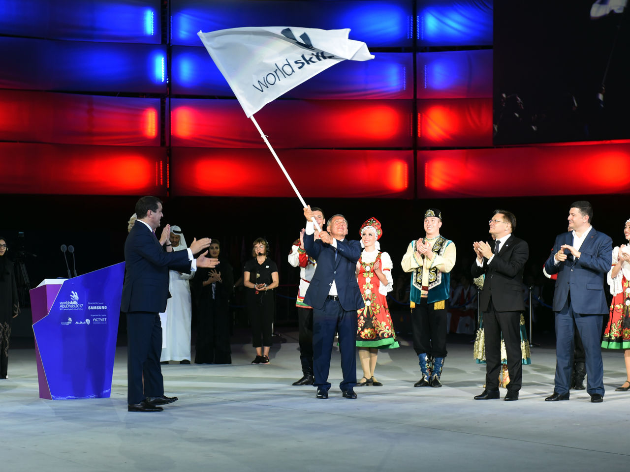 WorldSkills flag relay begins in Sochi Russia
