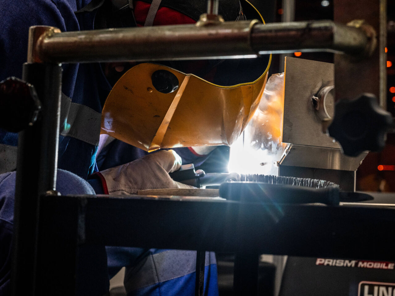 Eldar Bakirov, who competed in Welding at WorldSkills Lyon 2024.
