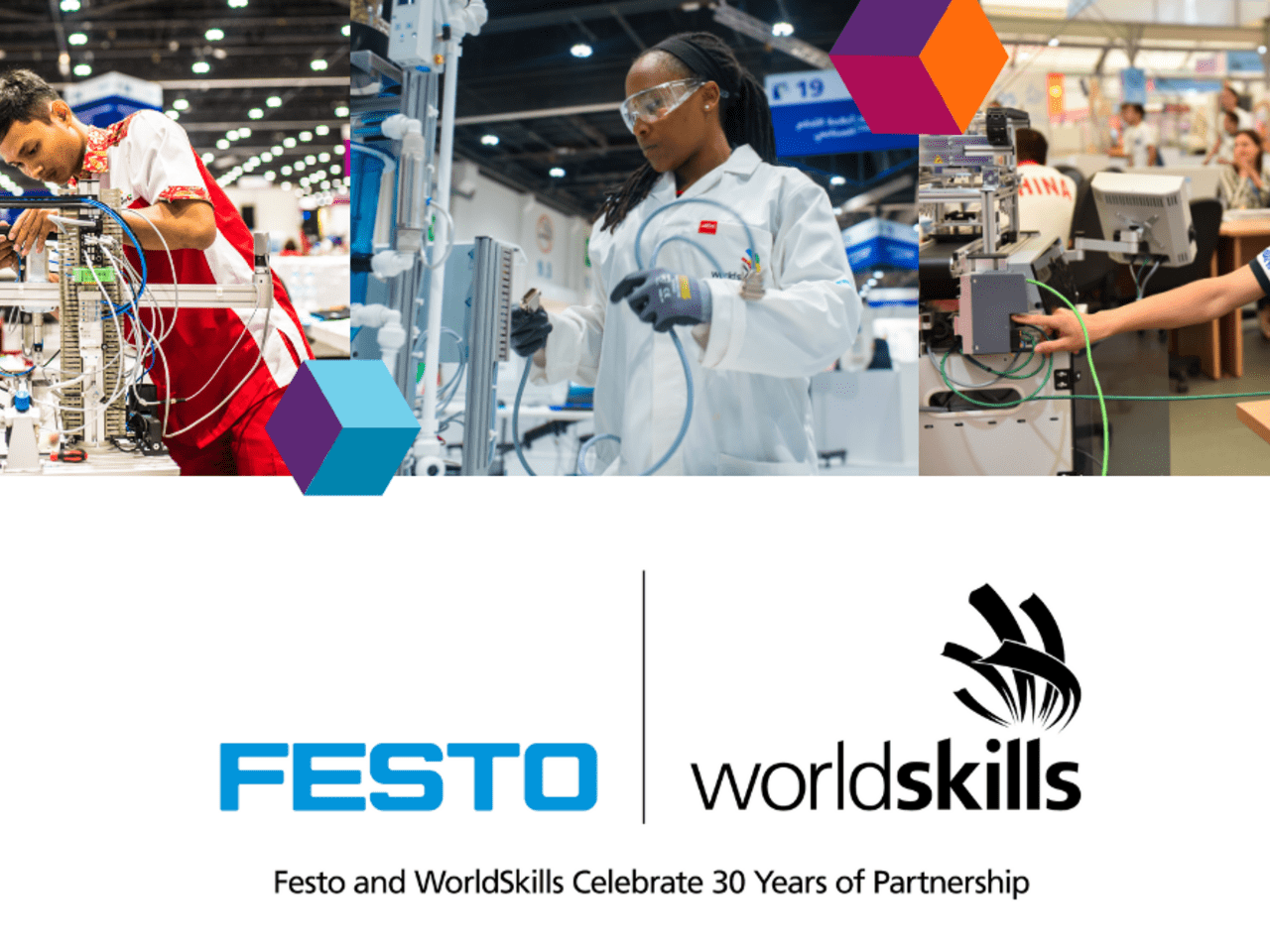Festo and WorldSkills celebrate 30 years of partnership