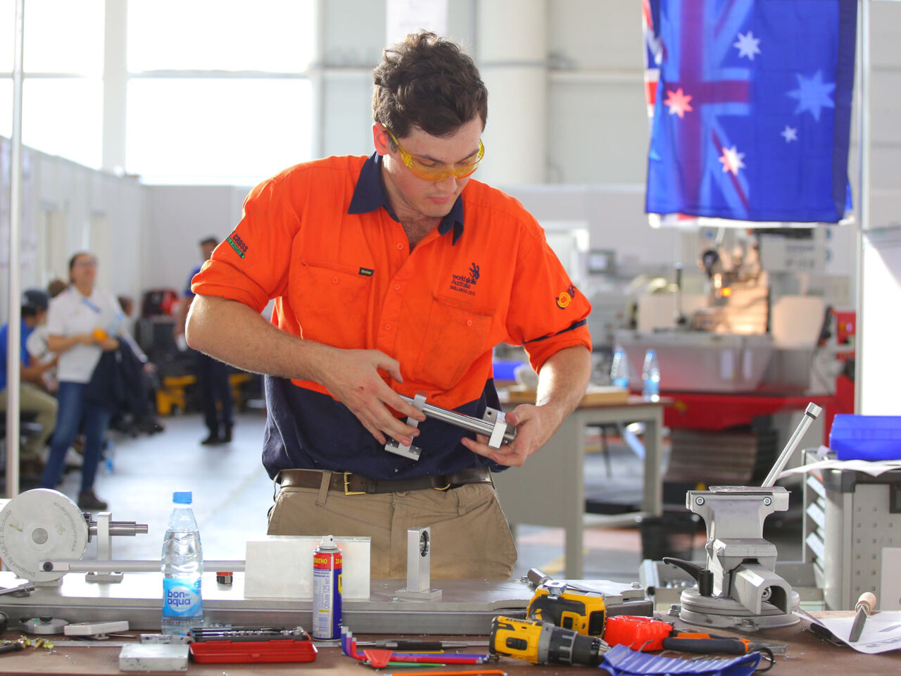 Tyson Knight, a WorldSkills Competitor who won silver in Plumbing & Heating at WorldSkills Calgary 2009.