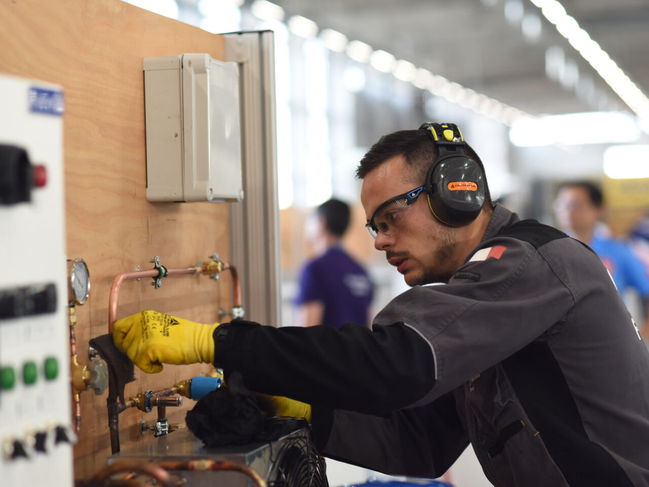 WorldSkills Champion Thomas Joubert, who won a Medallion for Excellence in Refrigeration and Air Conditioning at WorldSkills Kazan 2019.