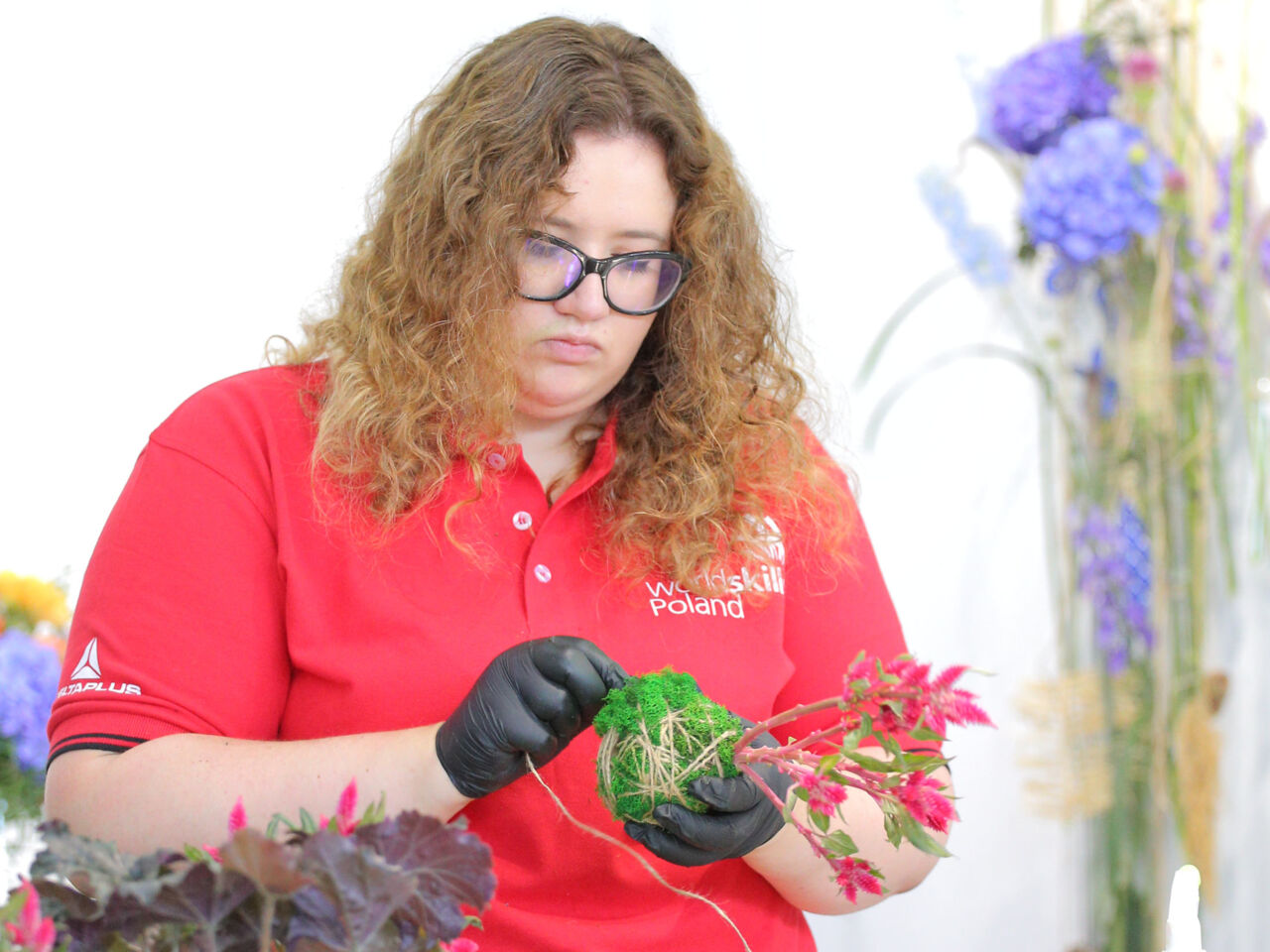 Sylwia Leszczyńska a master florist who represented Poland at WorldSkills Kazan 2019.