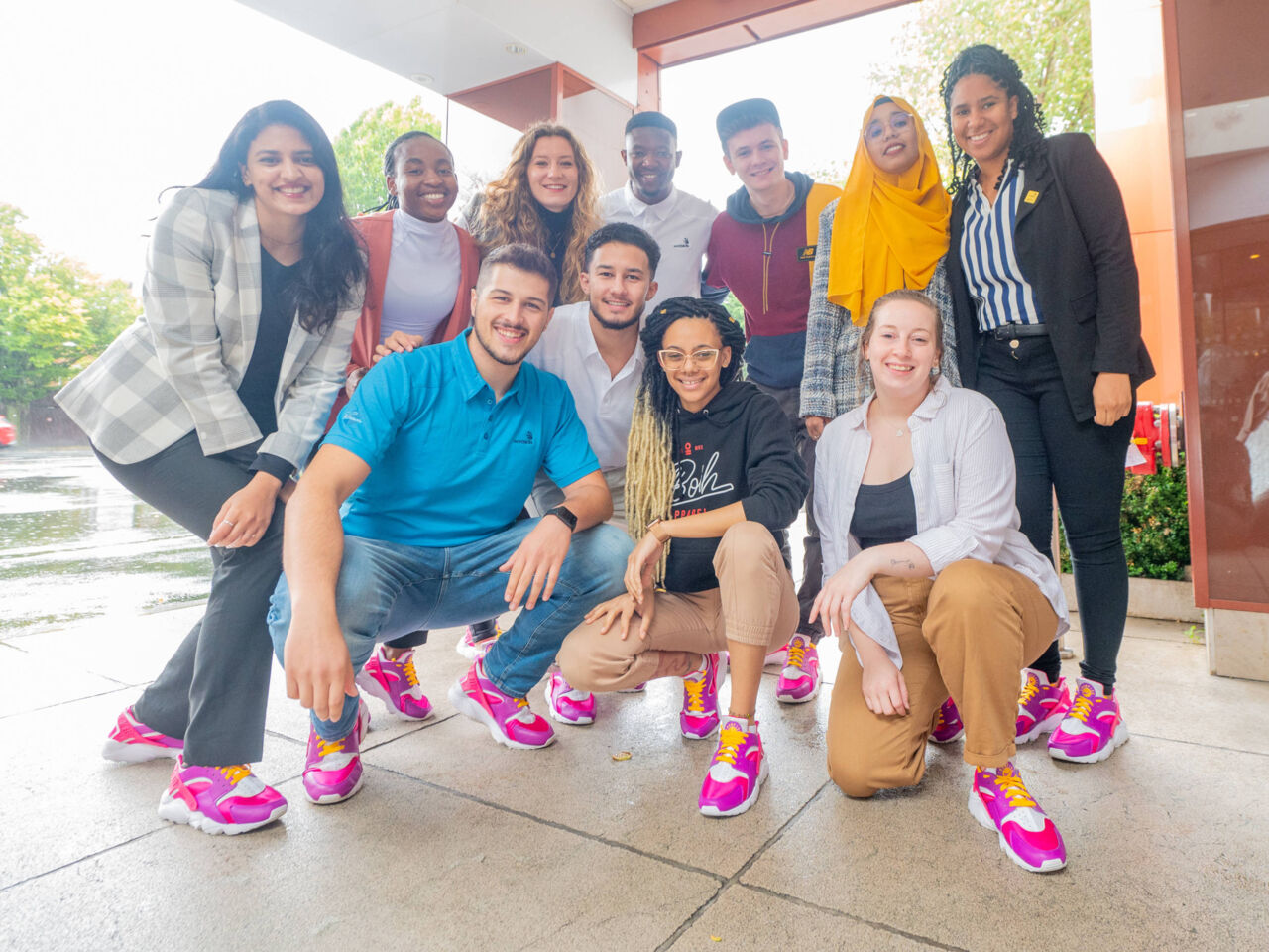 Representatives from WorldSkills Champions Trust pose as a group in 2023.