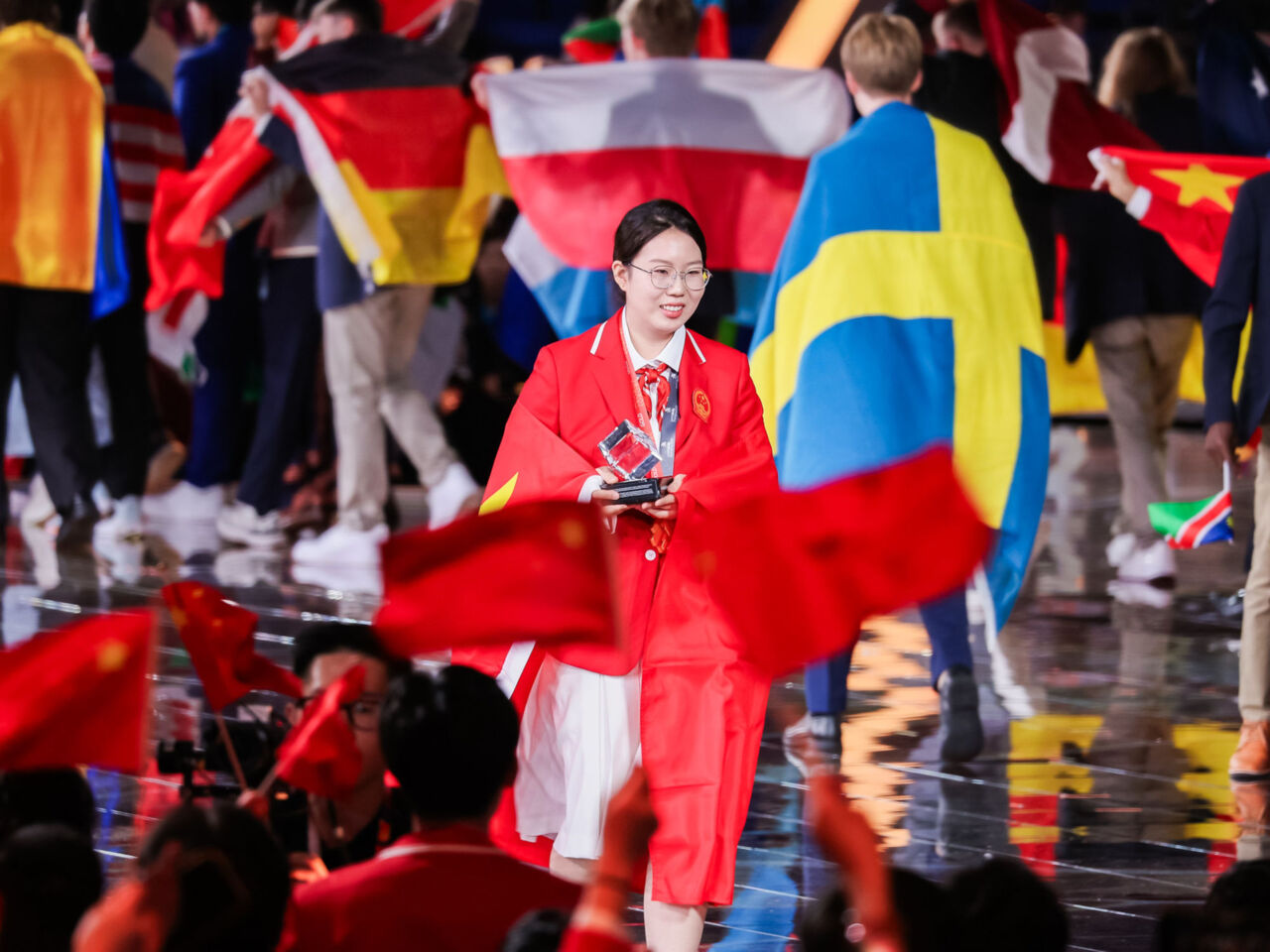 Xiaoman He from China winner of The Albert Vidal Award.