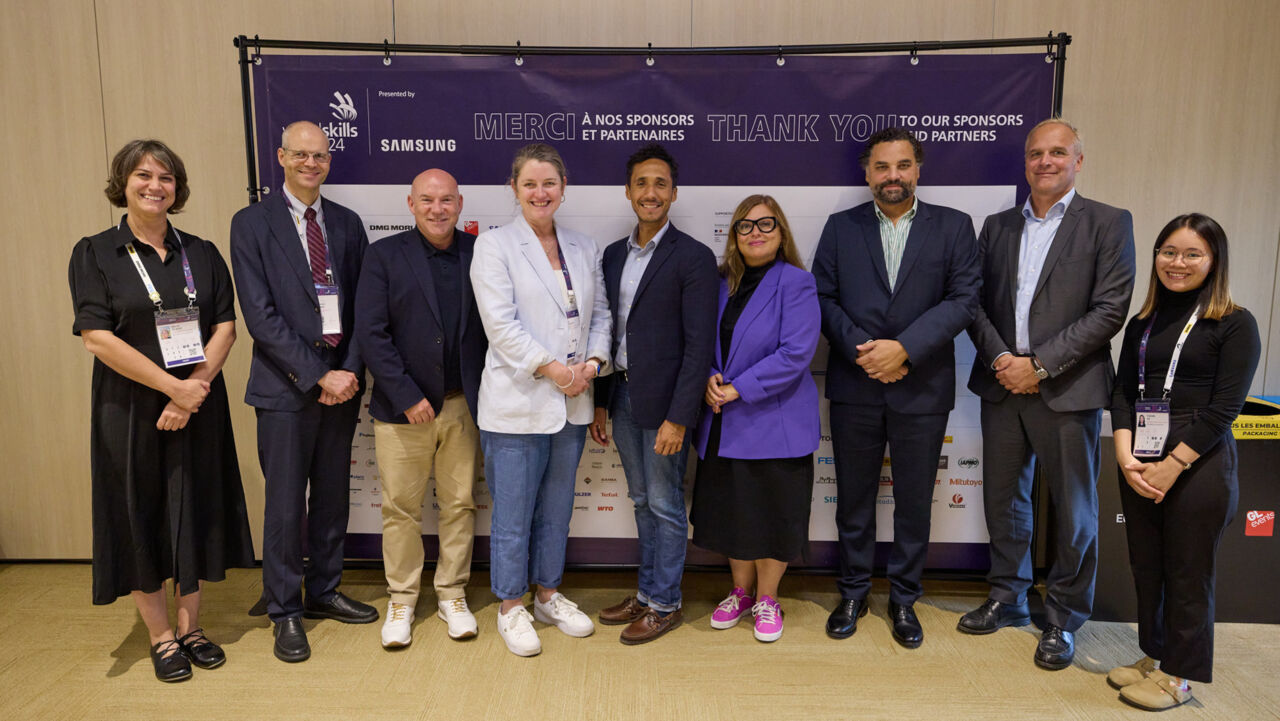 Members of the WorldSkills Global Research Council at WorldSkills Lyon 2024 in September 2024.