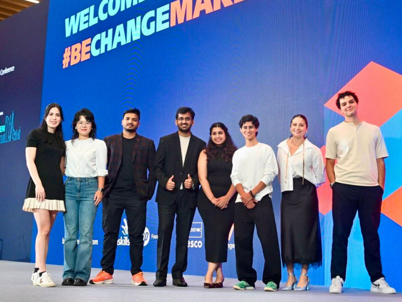 The five finalist teams of BeChangeMaker 2026.