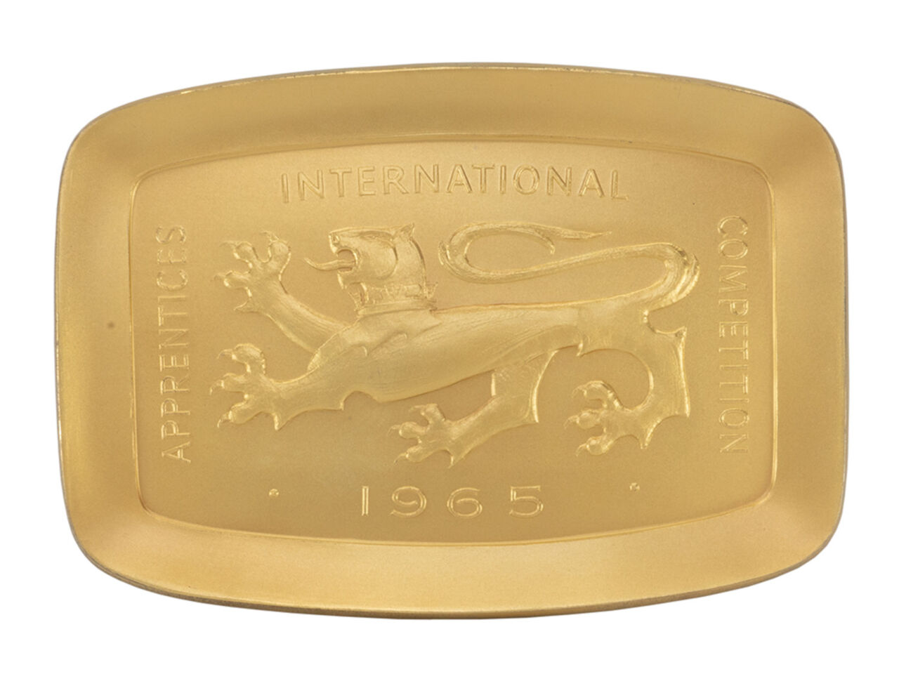 Peter Johns’s gold medal which he for Silversmithing at the 1965 International Apprentice Competition in Glasgow and is now on display at the WorldSkills Museum in Shanghai.