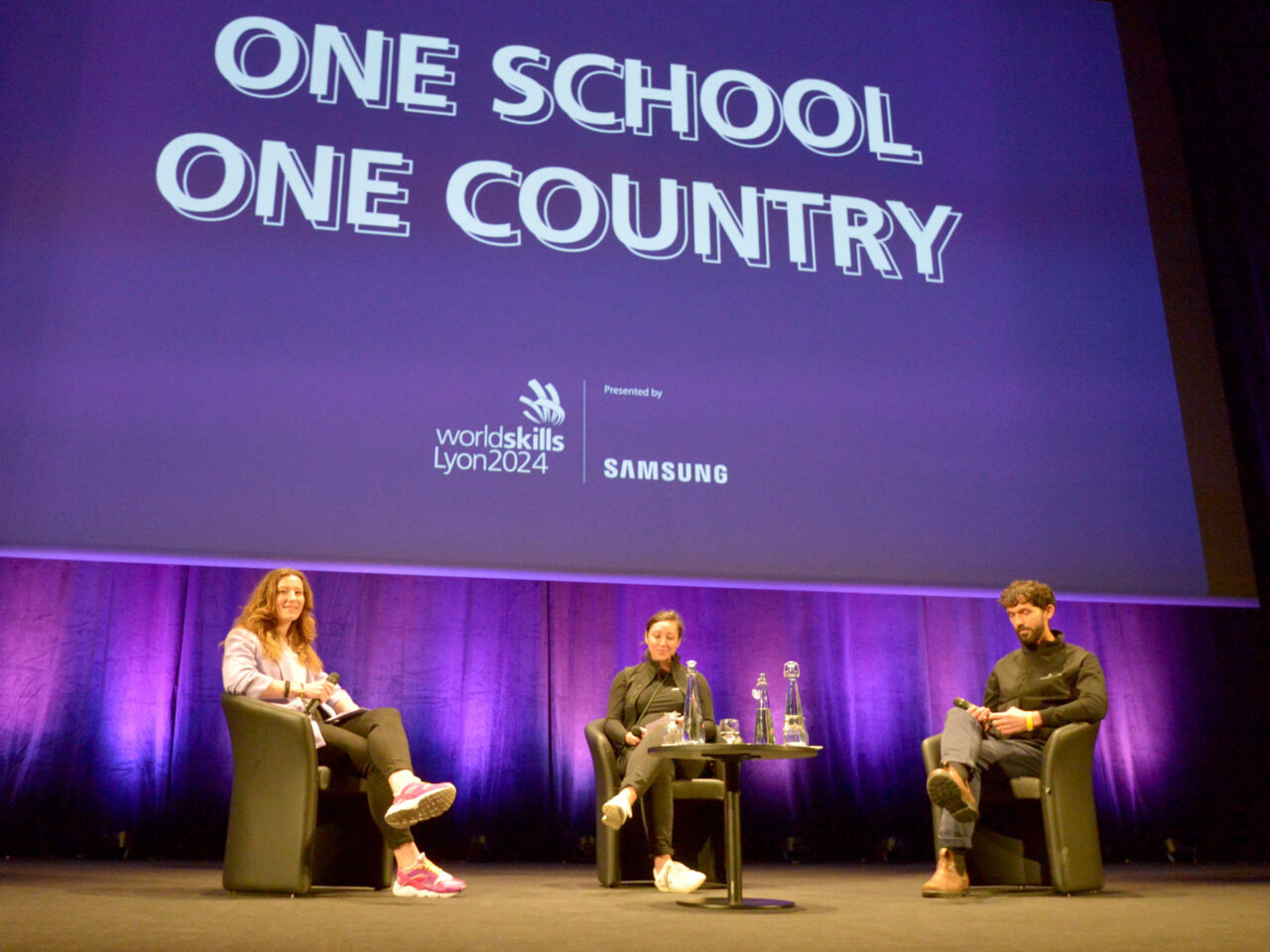 The launch of the One School One Country (OSOC) programme during Competition Preparation Week in Lyon on 31 January 2024. 